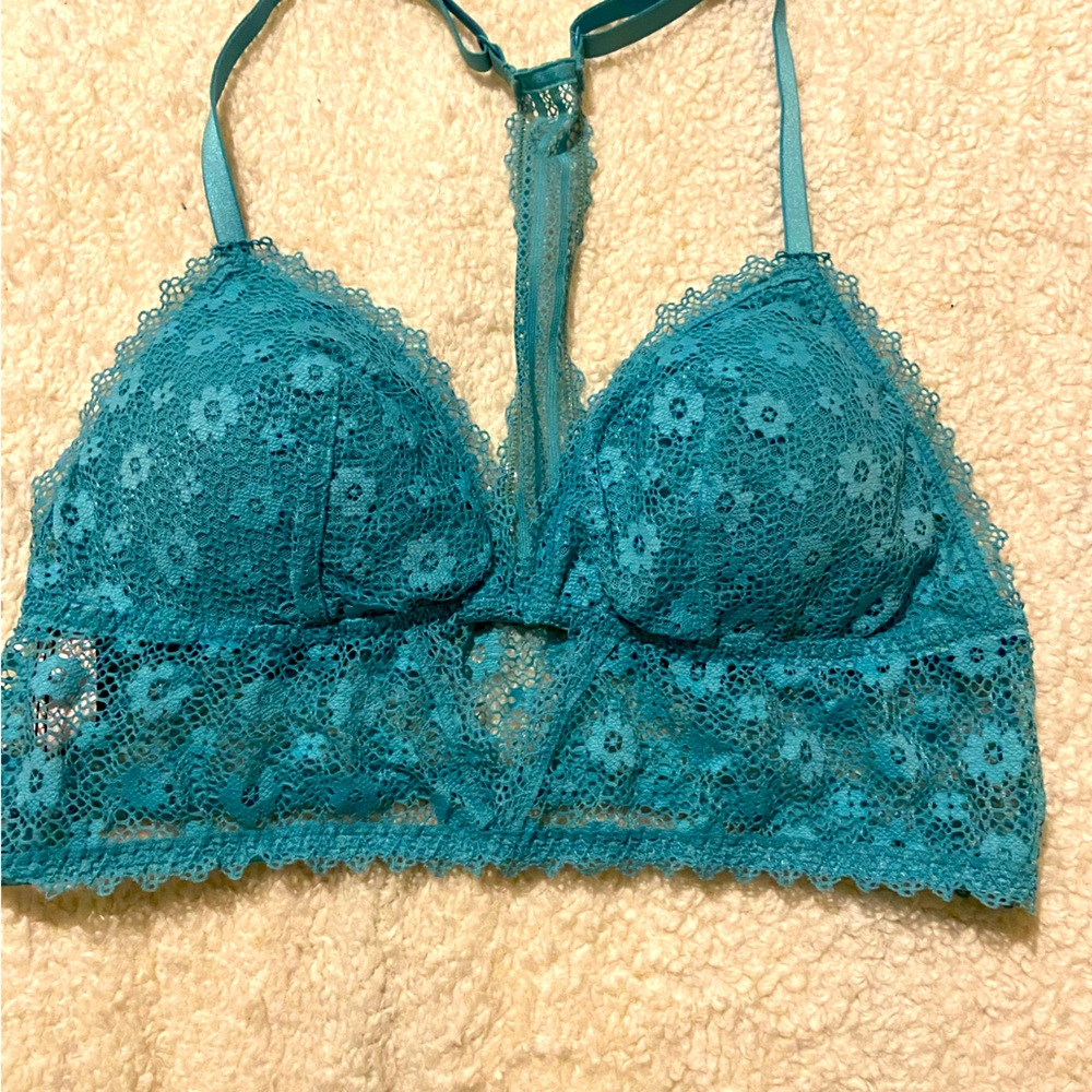 Victorias Secret teal Bralette size L